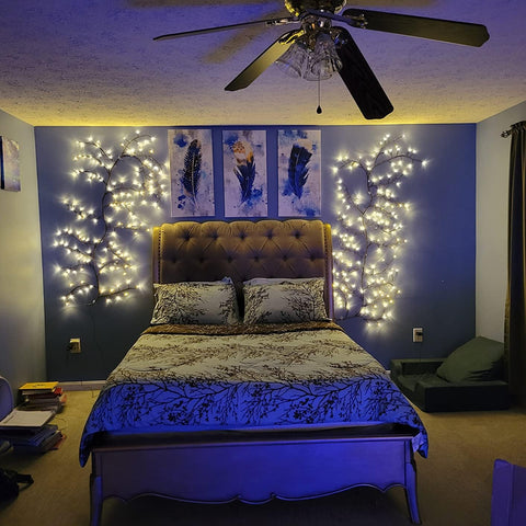 GOESWELL DIY decorated vine with ornaments showing creative use