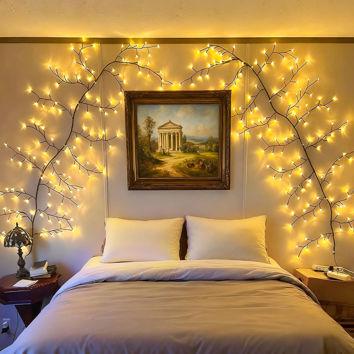 GOESWELL front packaging of willow vine lights showing product length and style