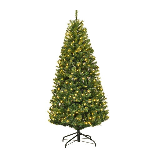 GOFLAME 4ft tree front view showing full spruce shape and festive appeal