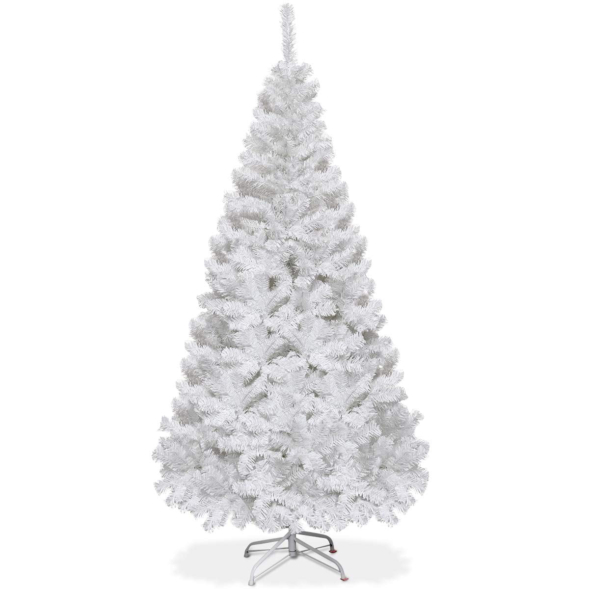 GOFLAME front view white tree showing full festive presence