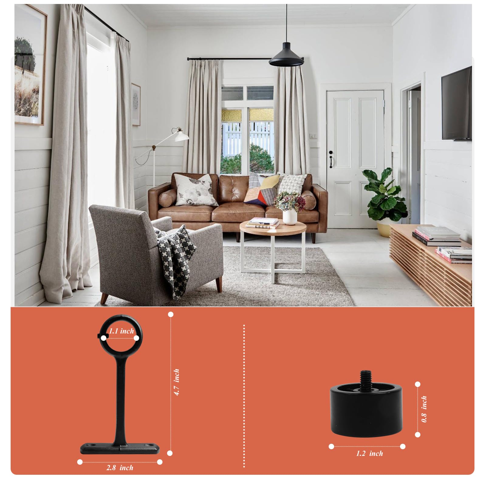 Gogrinliv length comparison with measuring tape showing extendable reach to 240 inches