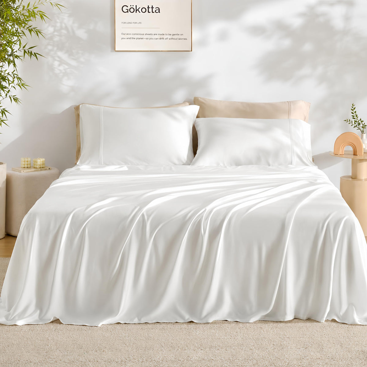 GOKOTTA packaging for king sheet set showing premium presentation and gift readiness