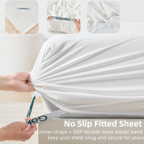 GOKOTTA pillowcase edge and stitching highlighting durable seams and comfort