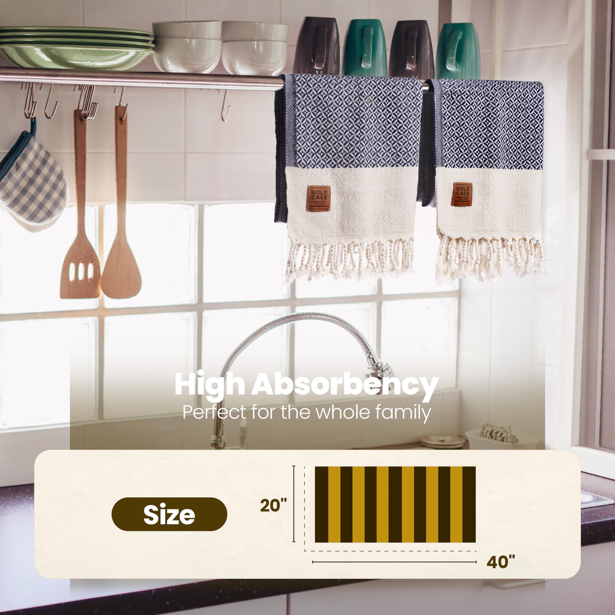GOLD CASE HOME COLLECTION rolled towel in travel bag shows lightweight portability benefit