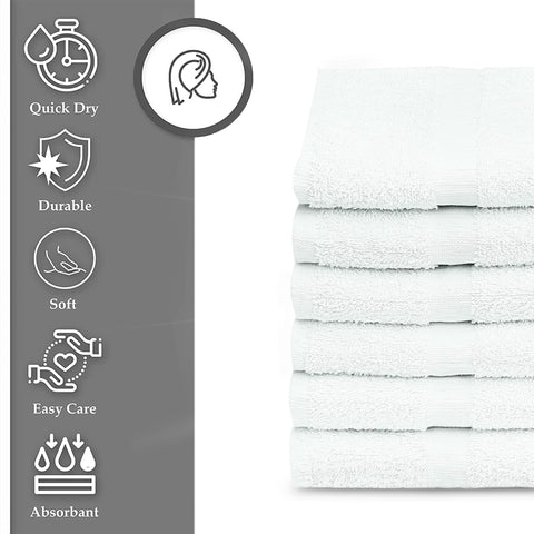 GOLD TEXTILES towel in salon use demonstrating size and practical coverage benefit