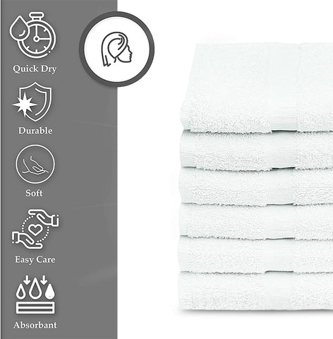 GOLD TEXTILES folded towel stack illustrating compact storage efficiency
