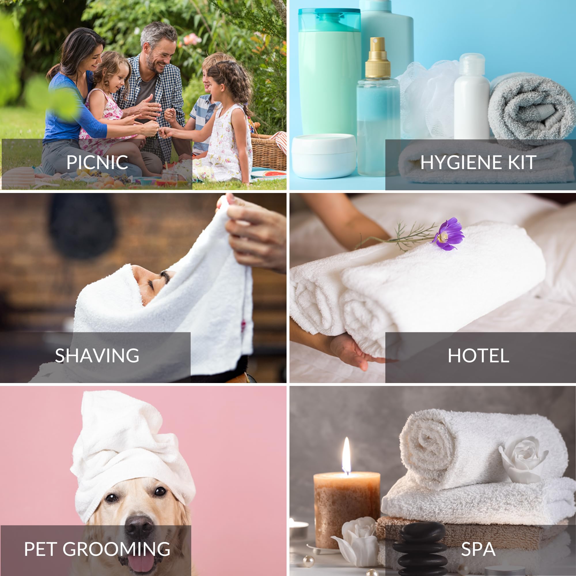 GOLD TEXTILES towel in salon use demonstrating practical professional utility