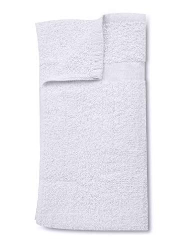 GOLD TEXTILES towel used for pet grooming showing versatile cleaning benefit