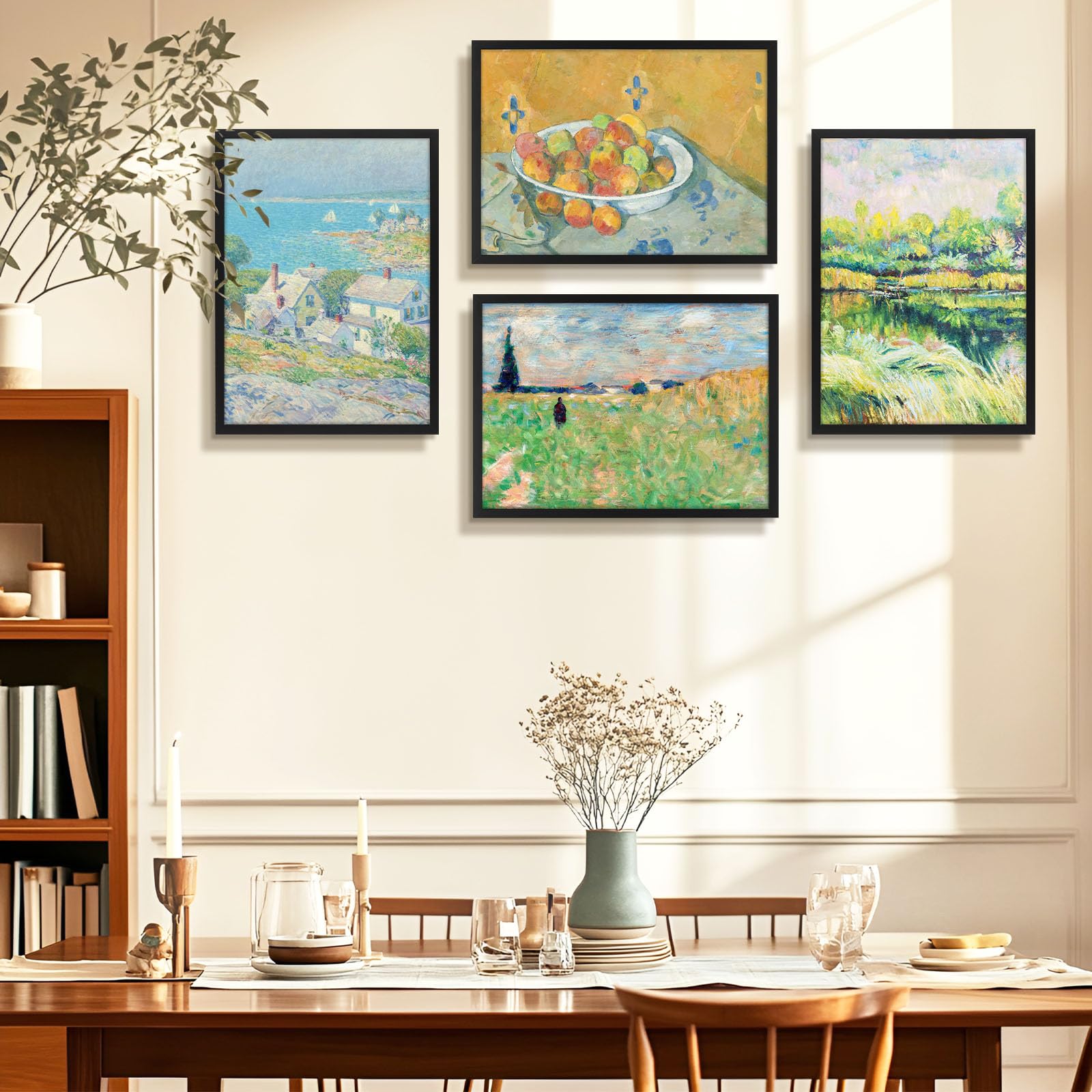 Golden State Art framed art on wall showing stylish room-enhancing benefit