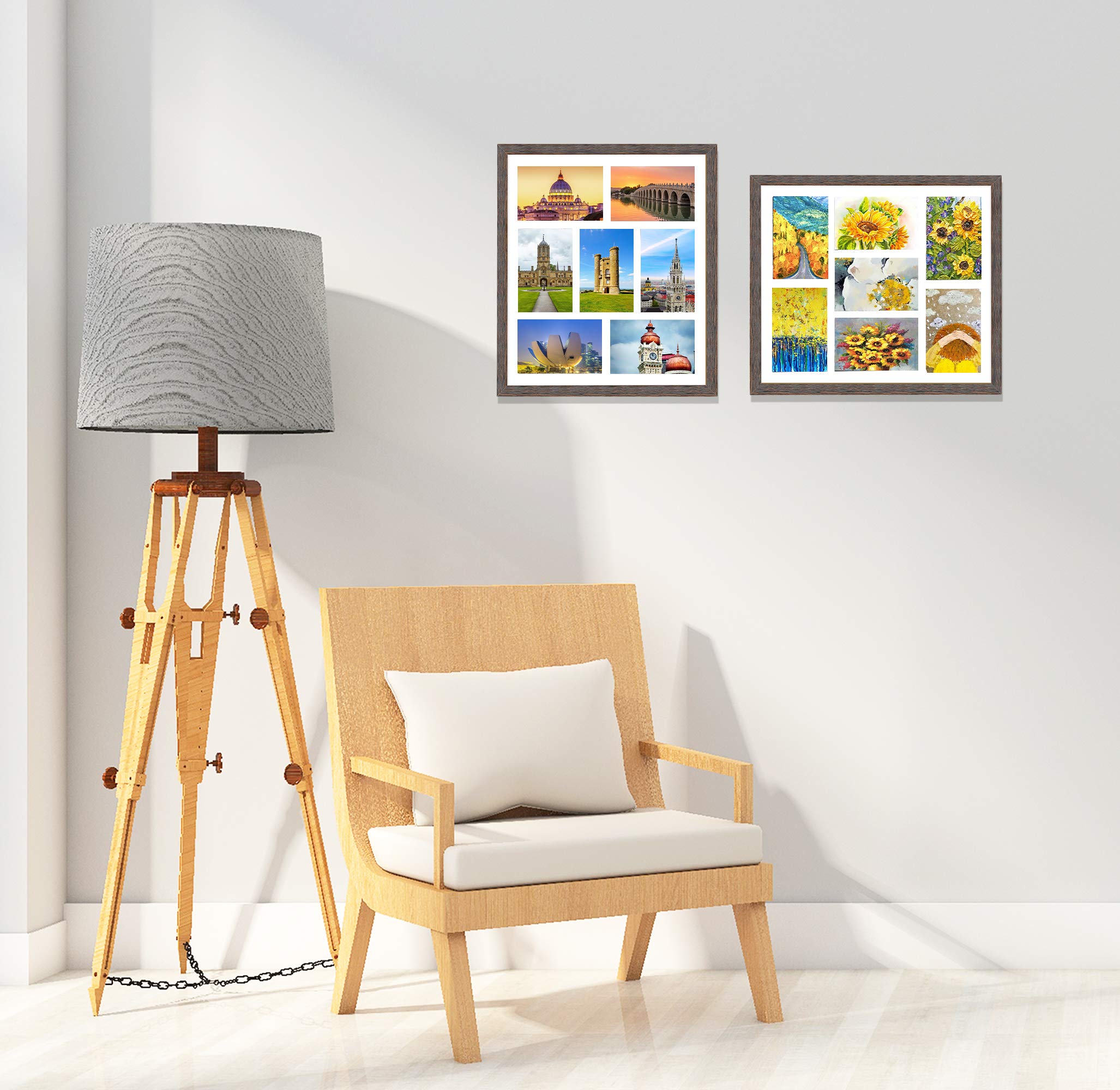 Golden State Art back hardware showing swivel tabs and sawtooth hanger for secure mounting