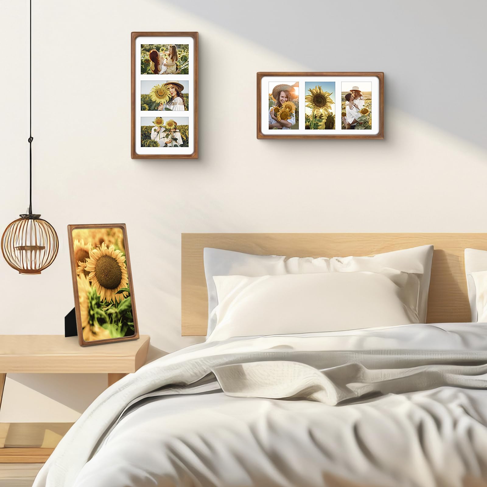 Golden State Art close-up of solid wood grain and rounded corner for durable craftsmanship