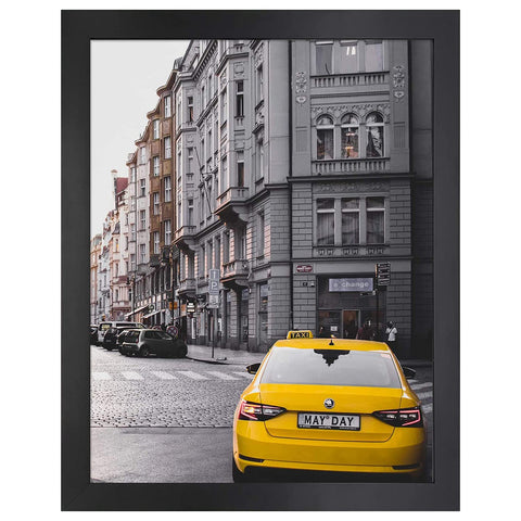 Golden State Art front view shows sleek black frame highlighting artwork