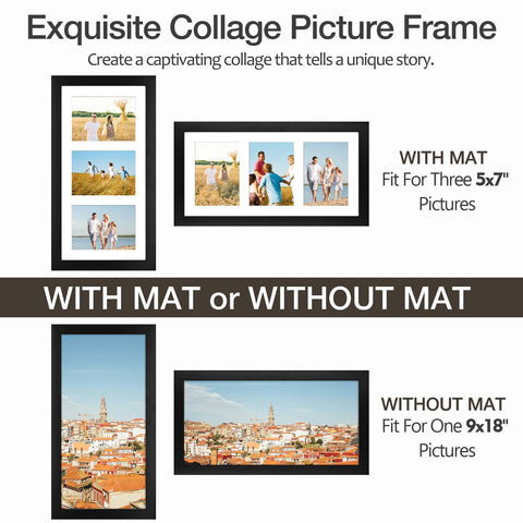 Golden State Art panorama display without mat showing wide photo benefit