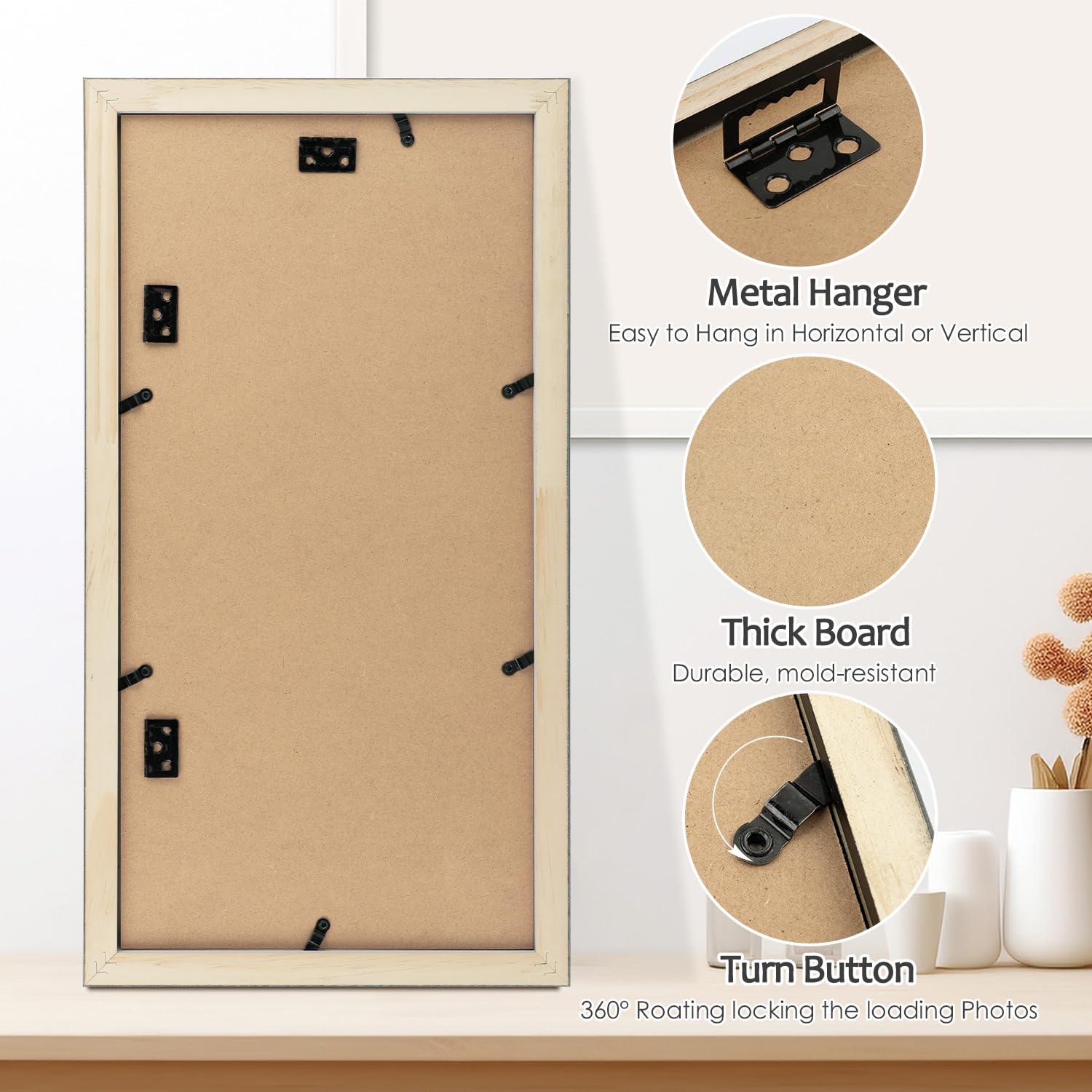 Golden State Art frame on wall for size comparison and decor planning benefit