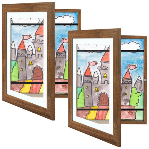 Golden State Art frame held by hand showing real size and scale benefit