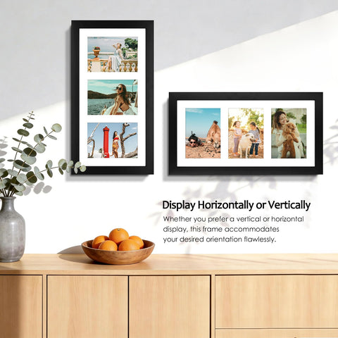 Golden State Art three 5x7 family photos presented clearly and elegantly