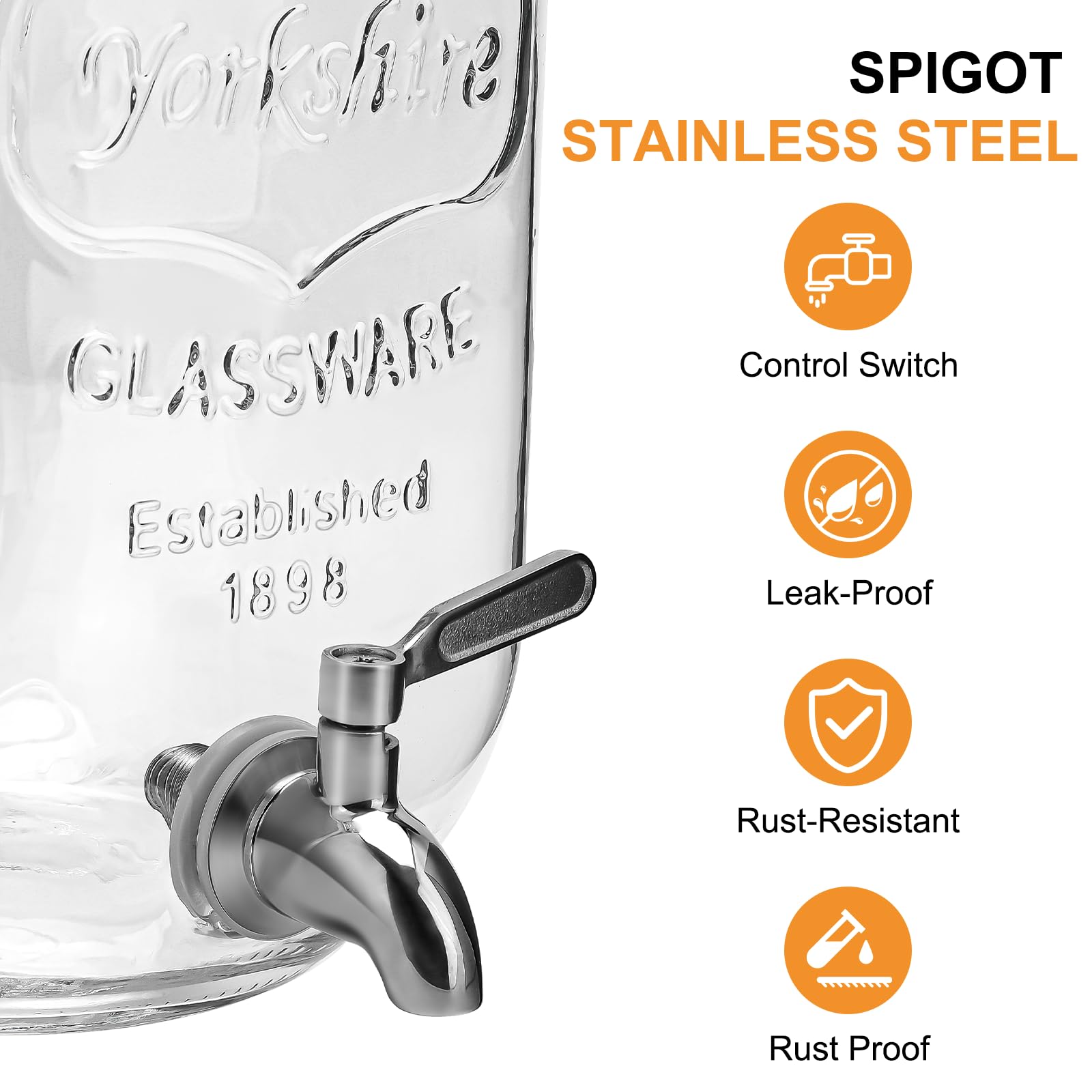 Goldfishwa chalkboard label and lanyard for clear beverage identification