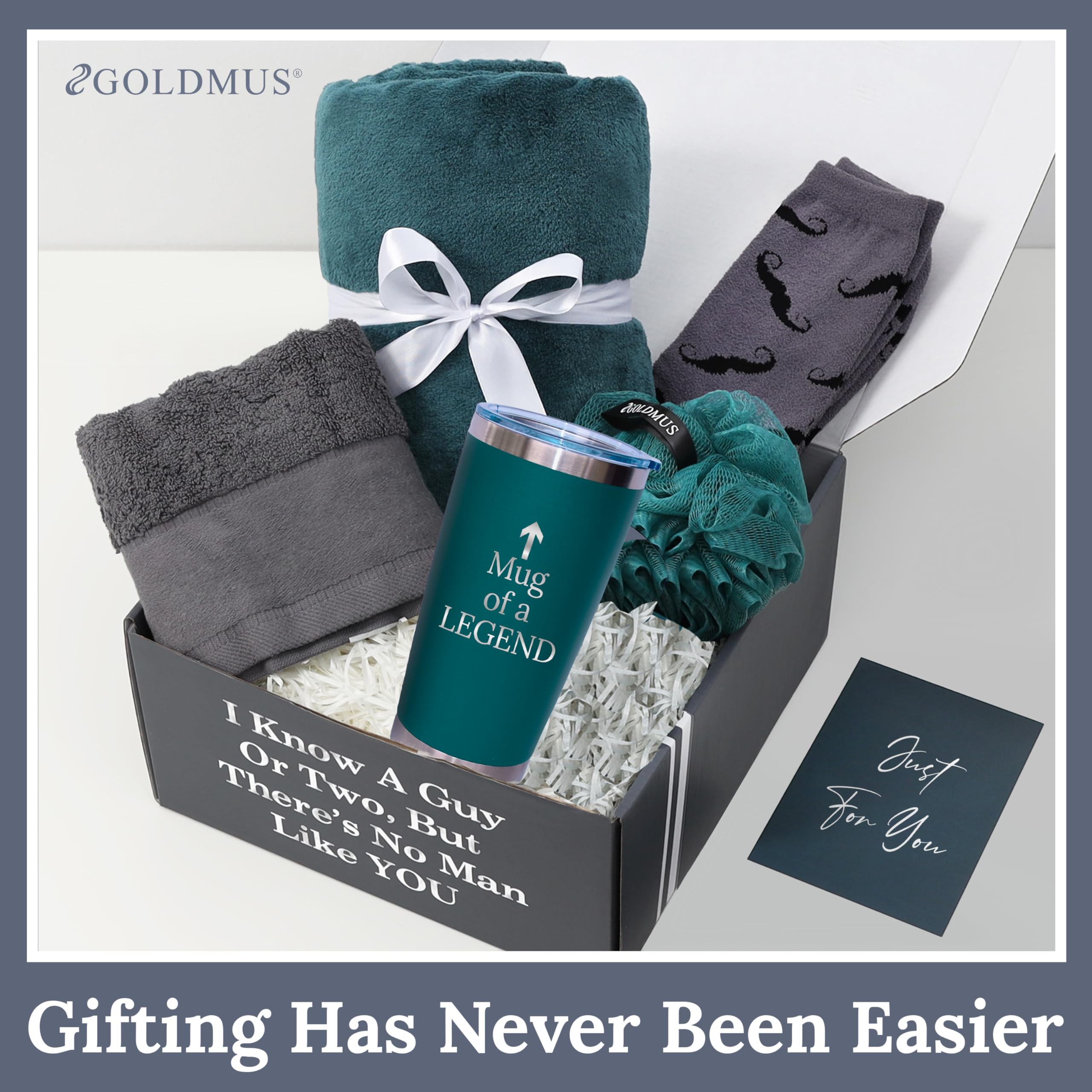 GOLDMUS thank you card and wrapping emphasizing premium finish and thoughtful message