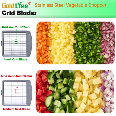 goldtree container filled with chopped vegetables showing efficient collection benefit