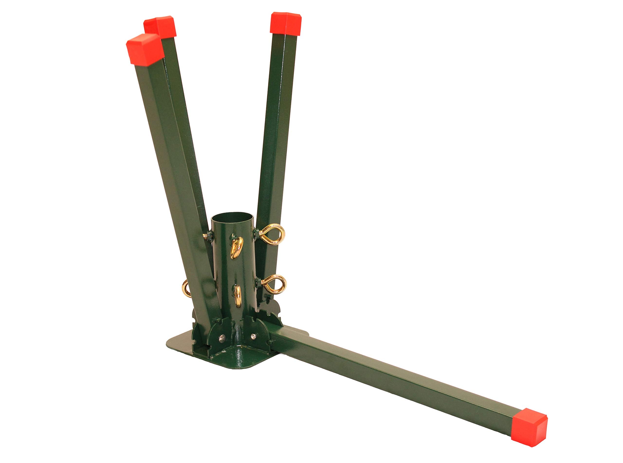 Goliath leg span detail highlighting 36-inch spread for balance