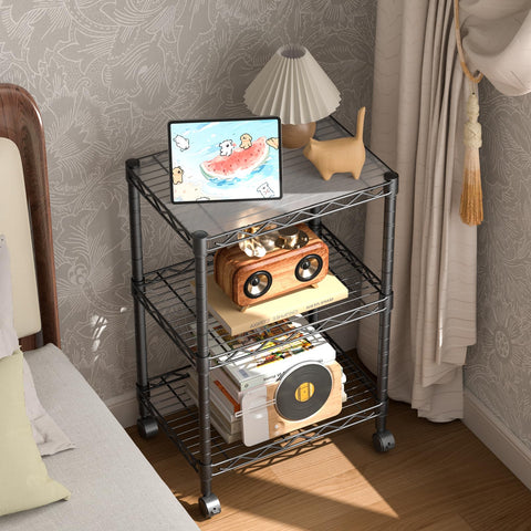 Golpart bathroom storage with towels and toiletries for tidy organization