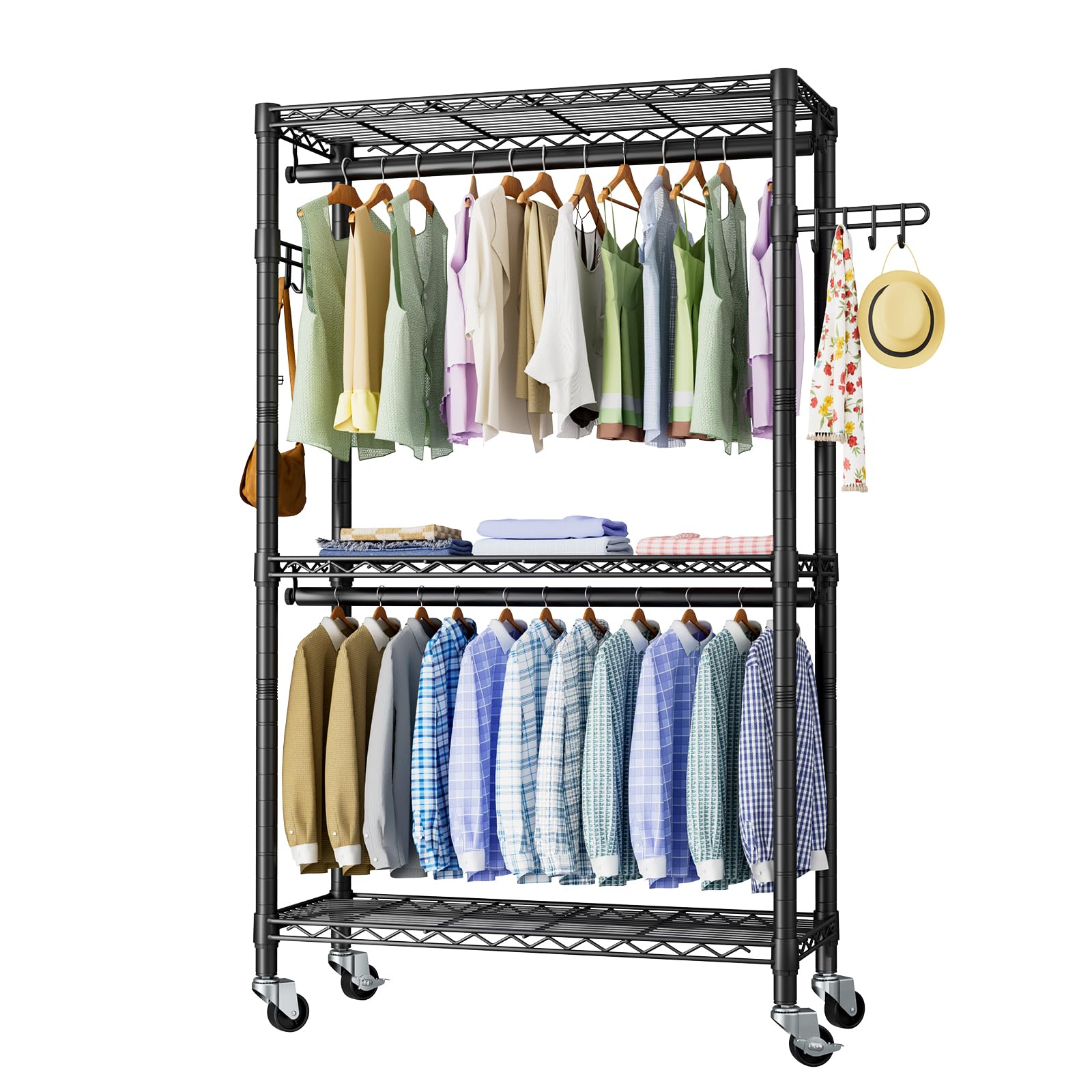 Golpart front view showing full rack and heavy-duty capacity