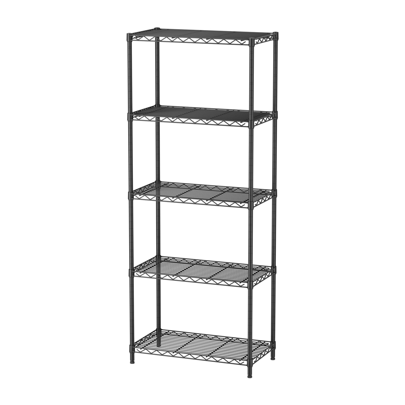 Golpart front view assembled shelf showing sturdy organization benefit