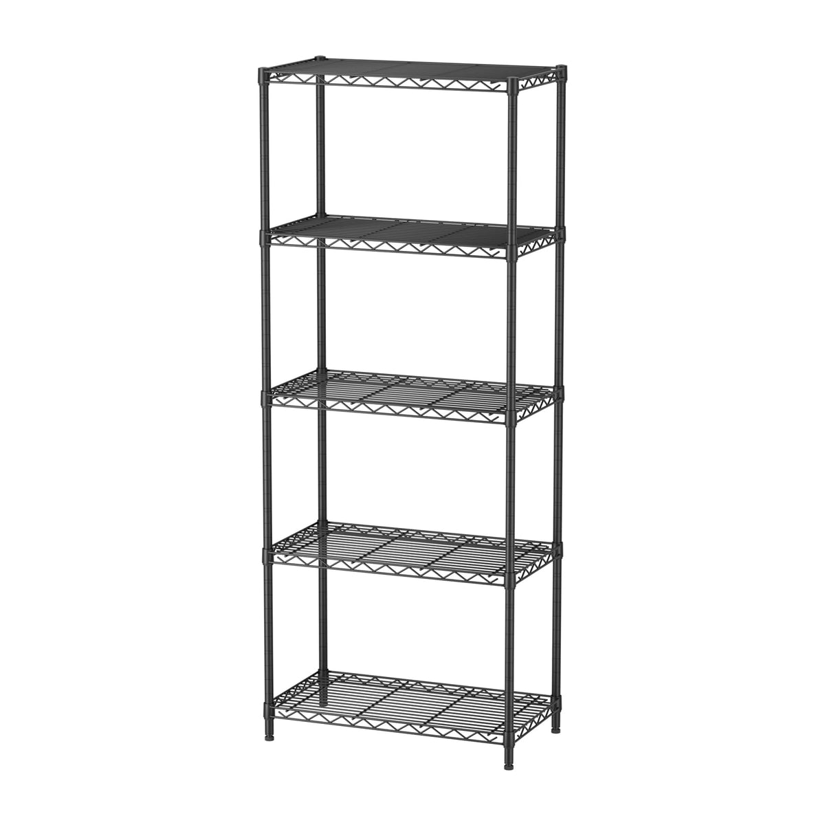 Golpart front view assembled shelf showing sturdy organization benefit