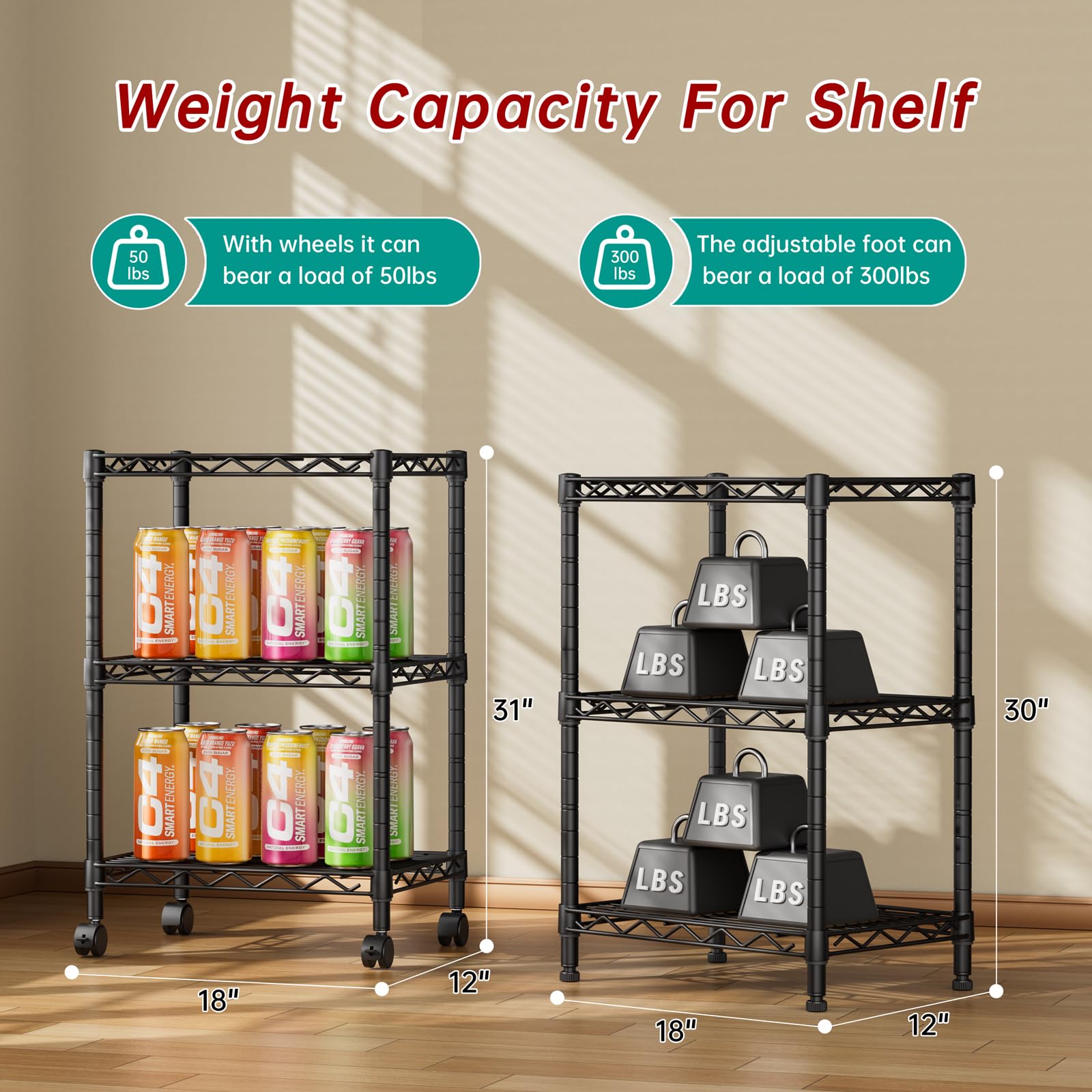 Golpart kitchen placement showing organized cookware and space saving