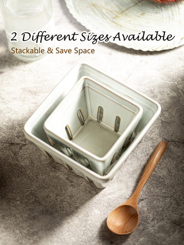 Gomakren product label close-up indicating lead-free and dishwasher-safe benefits