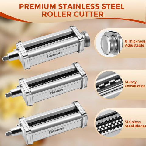 Gomen spaghetti cutter detail blades ensuring uniform thin strands