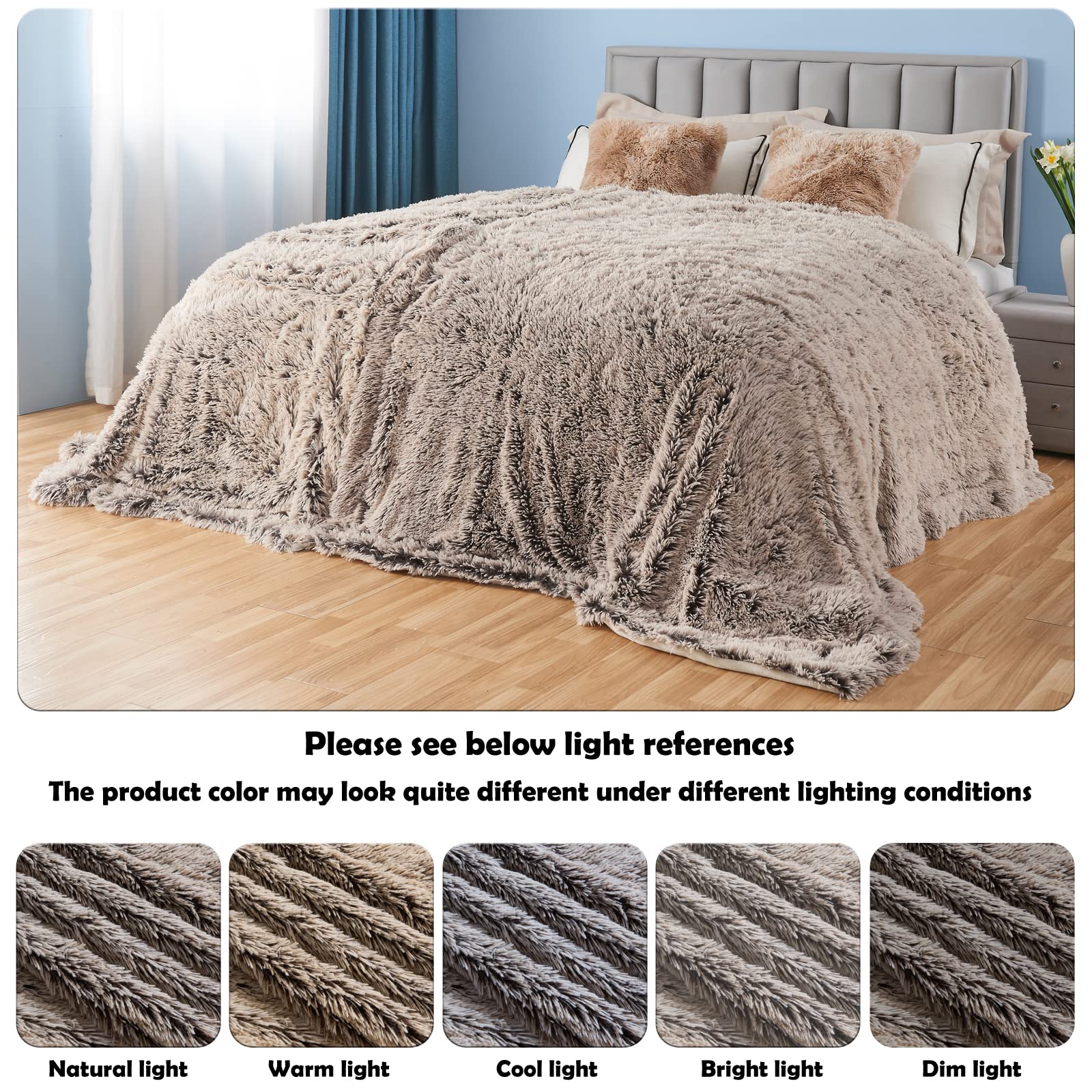 GONAAP size comparison on sofa showing 50x60 dimensions and practical coverage