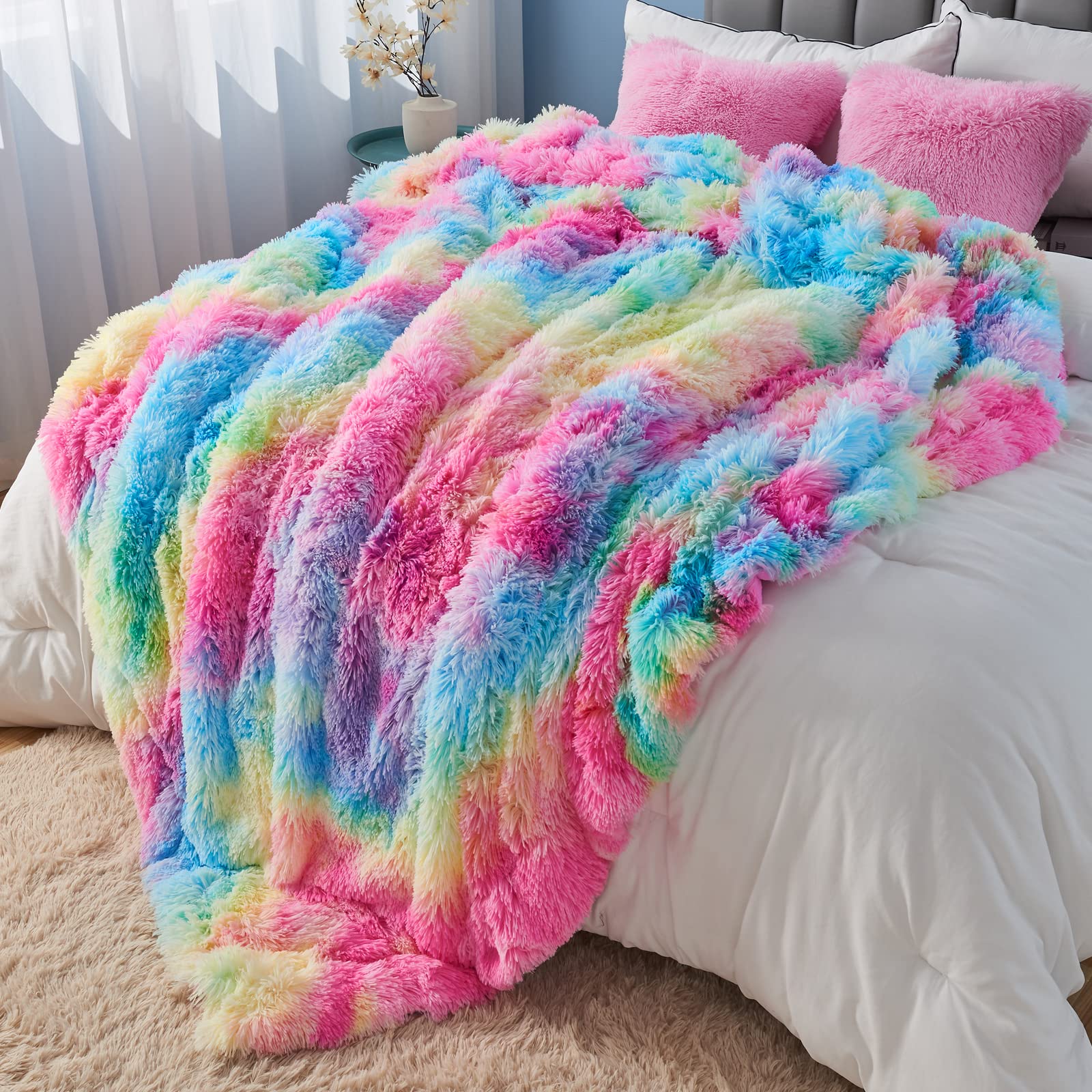 GONAAP throw draped on sofa adding comfort and stylish color