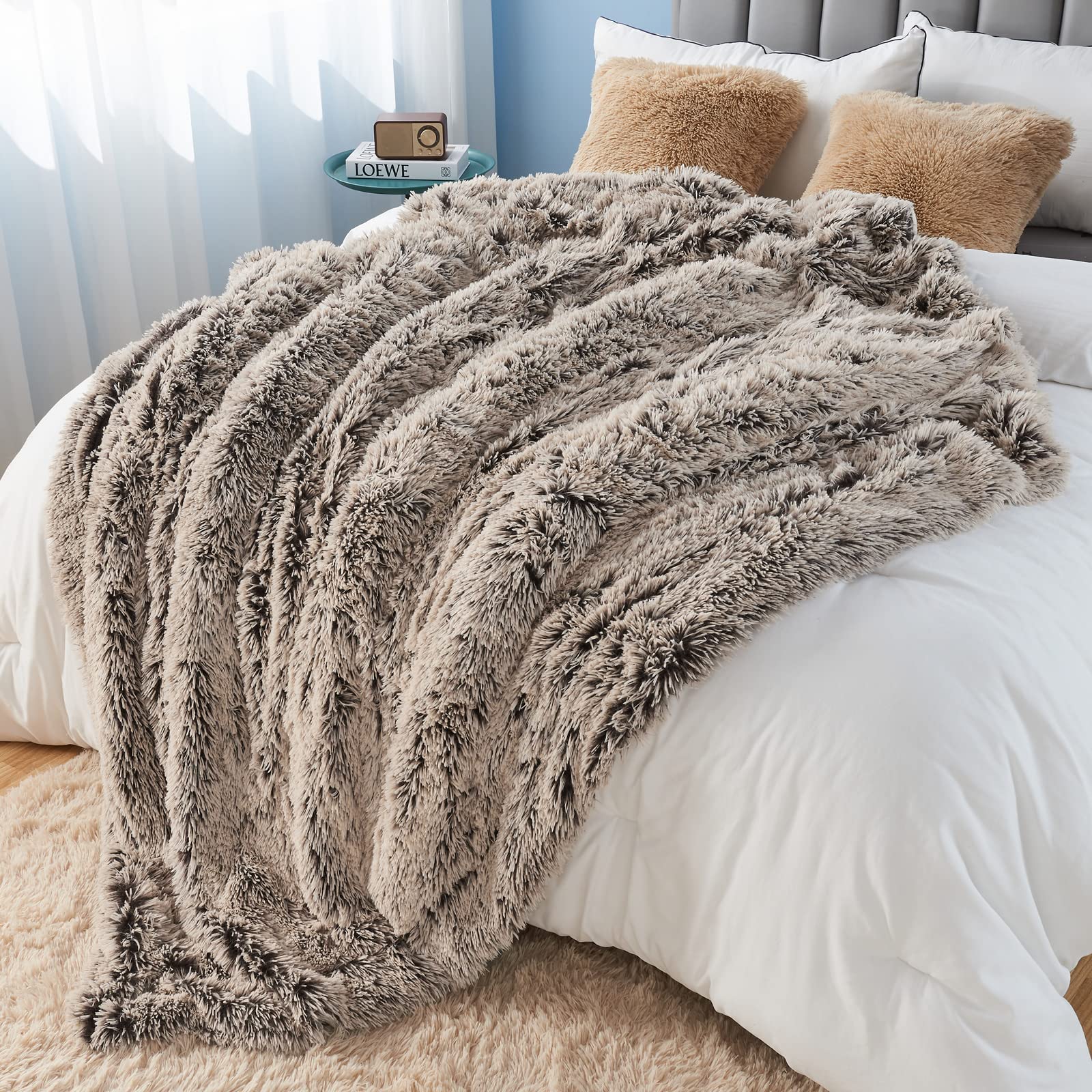 GONAAP blanket draped over couch demonstrating cozy layering and decorative appeal