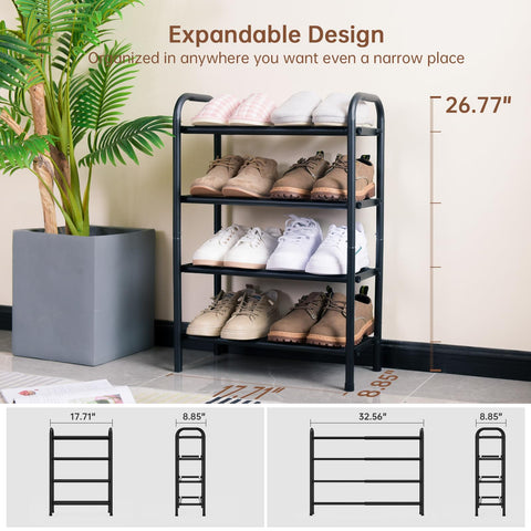 Gonfoam shelf holding boots to show heavy-shoe support and sturdy design