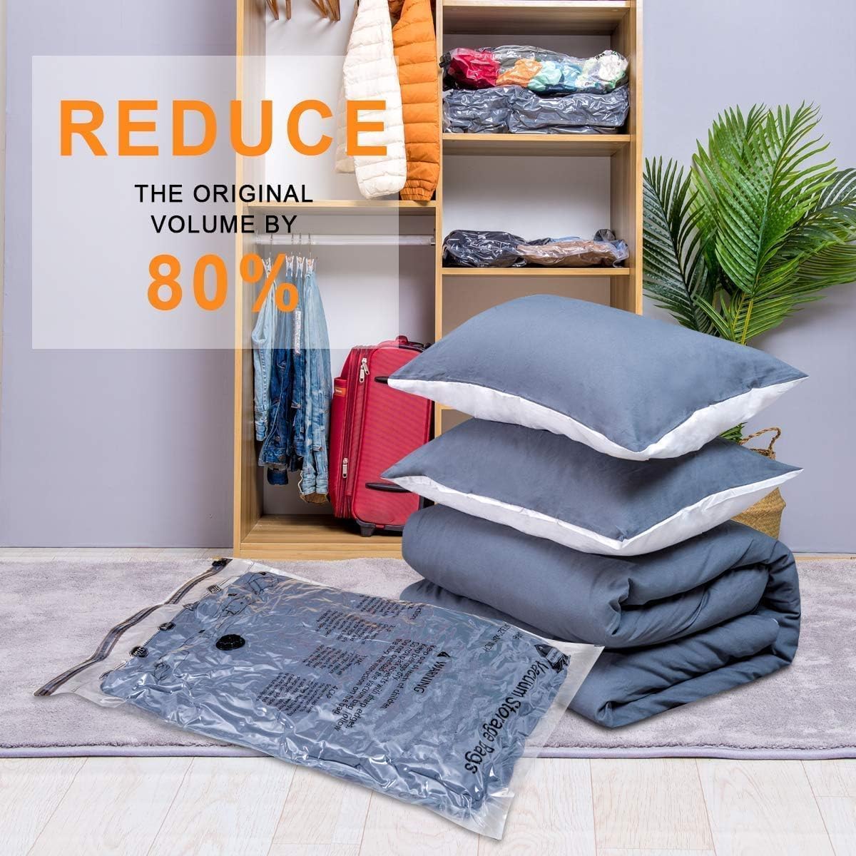 GONGSHI lifestyle bedroom organization scene showing tidy storage and clutter reduction