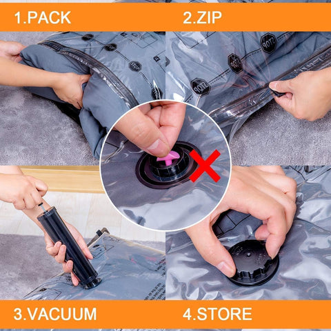 GONGSHI size scale comparison with hand to show medium bag capacity benefit