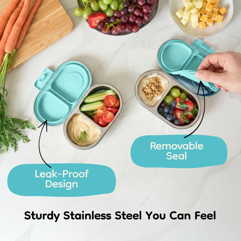 Good Bare close-up of removable silicone seal highlighting leak-resistance and easy cleaning