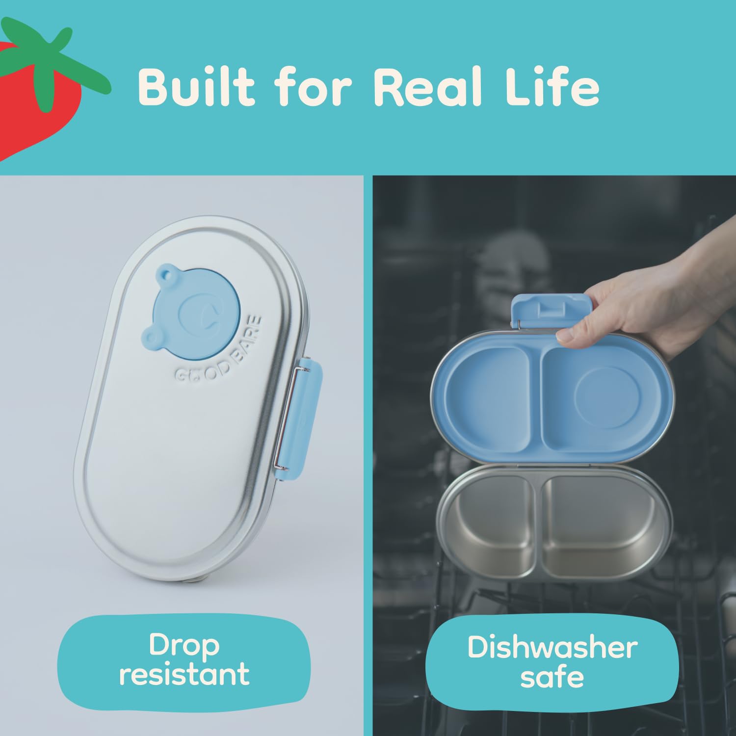 Good Bare handheld demo showing kid-friendly latch for independent opening