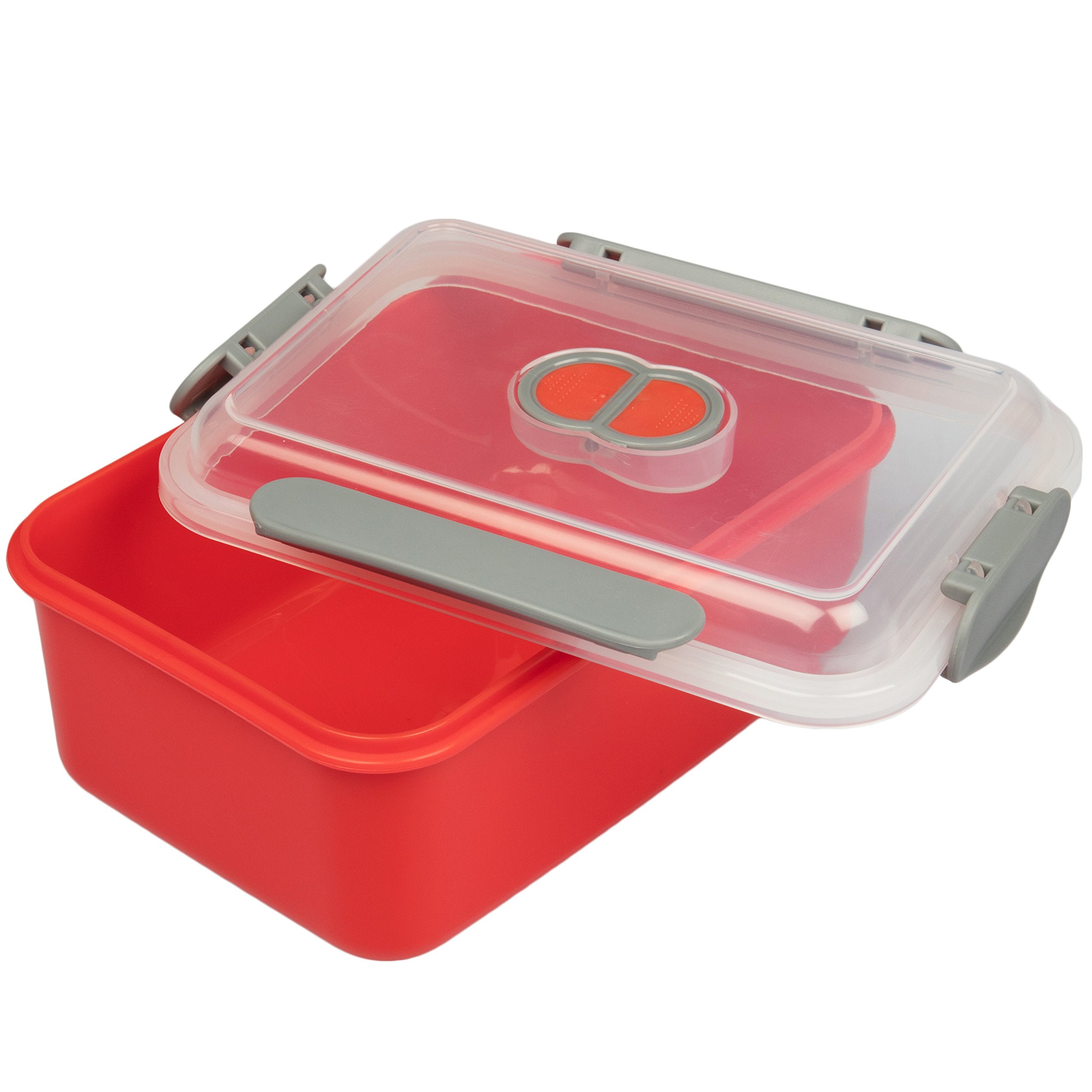 Good Cooking containers arranged in fridge highlighting organized cold storage