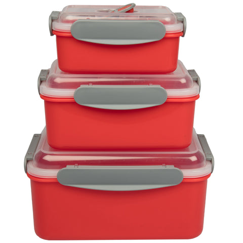 Good Cooking front packaging showing three nesting containers and benefits