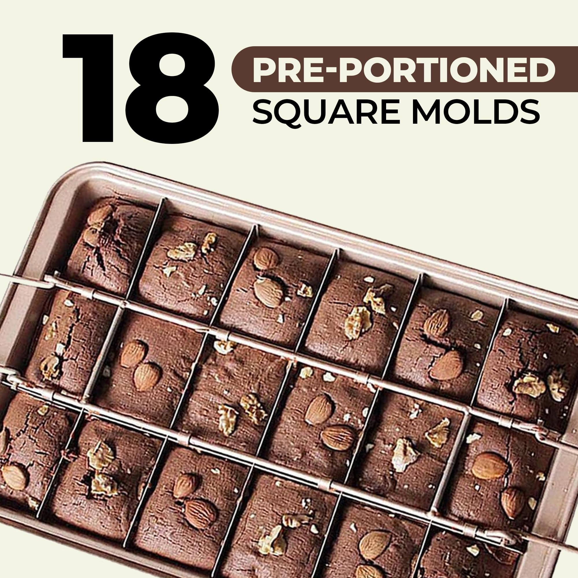 Good Dee's plated brownies in kitchen setting showcasing presentation-ready results