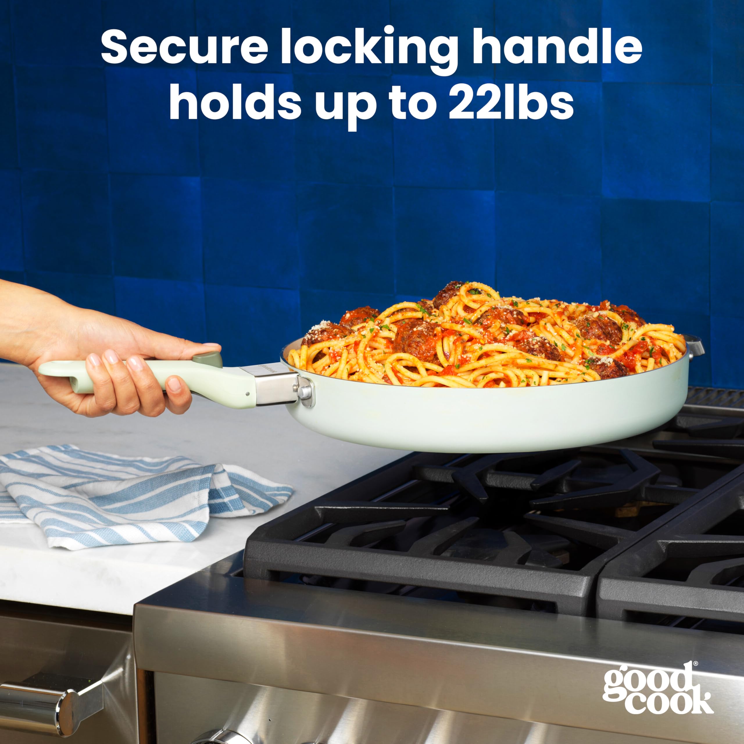 GoodCook packaging with accessories laid out showing everything included and ready-to-use