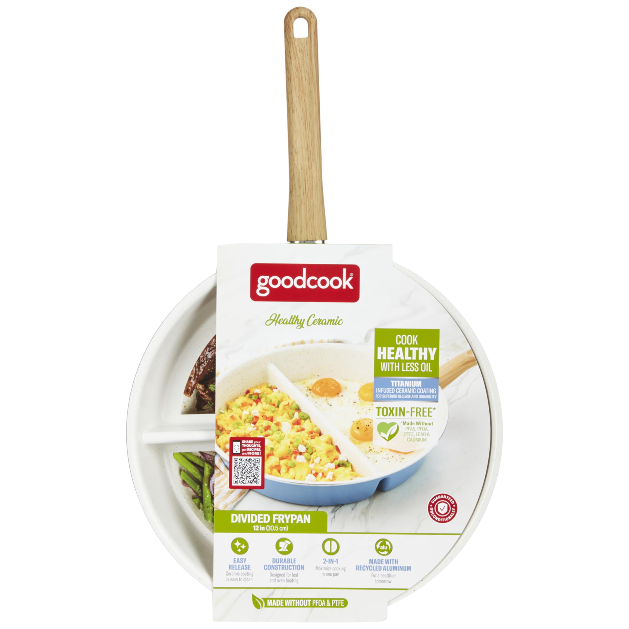 GoodCook packaging and labels showing product information benefit and easy identification