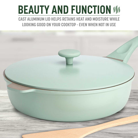 Goodful plated meal in pan, serve-from-skillet convenience benefit