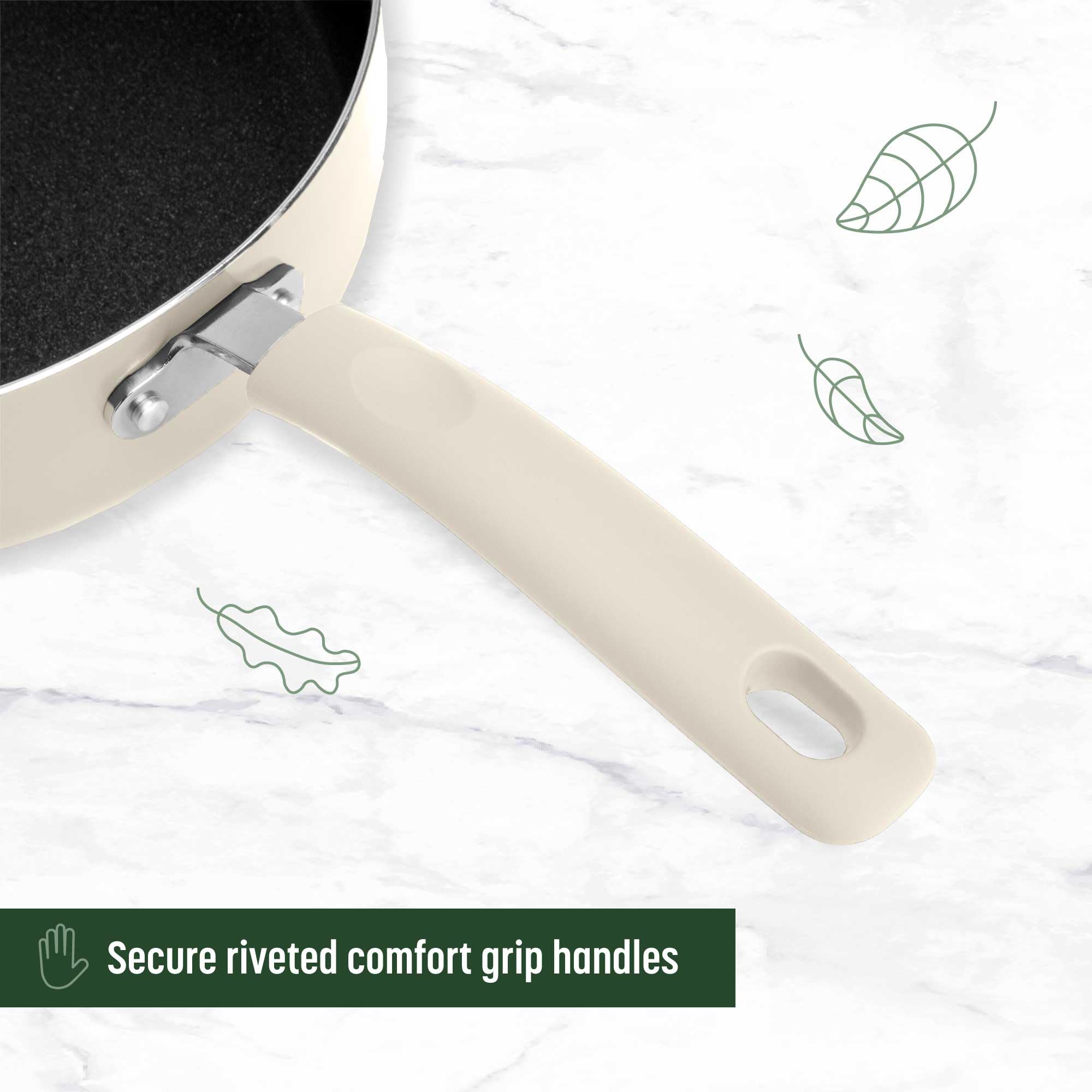 Goodful comfort-grip handle detail providing secure, ergonomic control