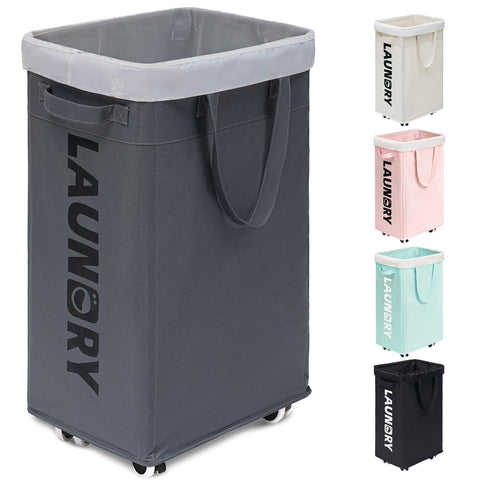 Goodpick front view packed hamper showing roomy capacity and mobility