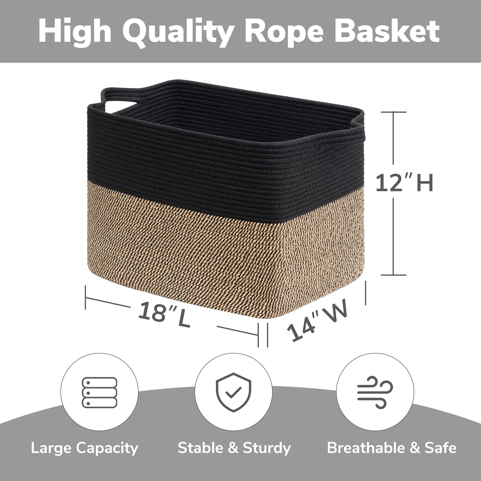 Goodpick handle detail with reinforced stitching for secure carrying and stability