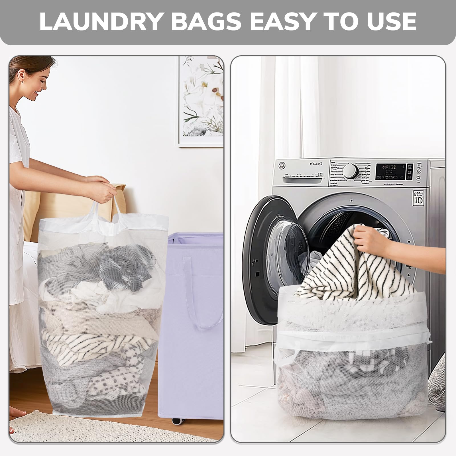 Goodpick hamper placed in dorm room offering tidy storage and convenient mobility benefit