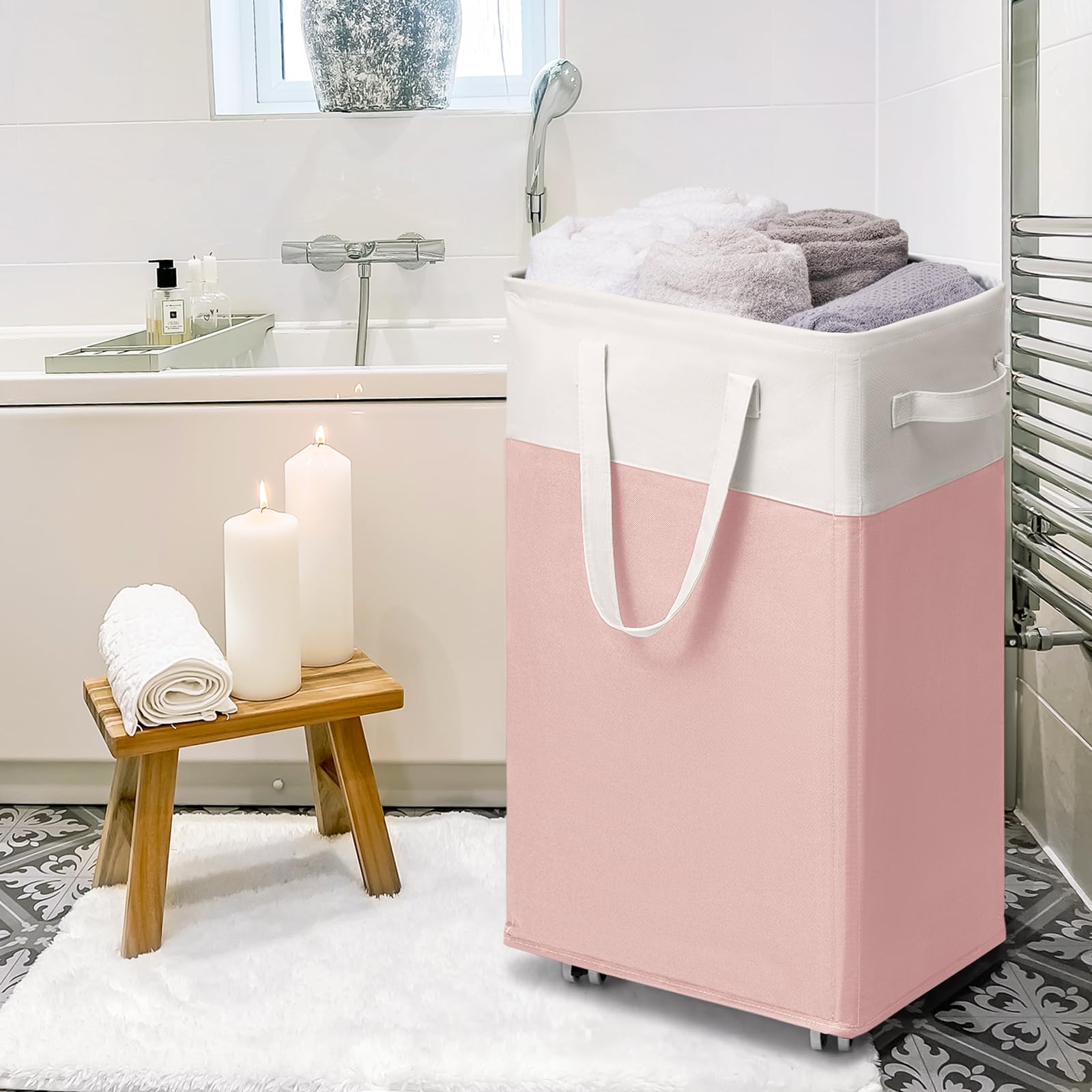 Goodpick open top filled with laundry showing generous storage benefit